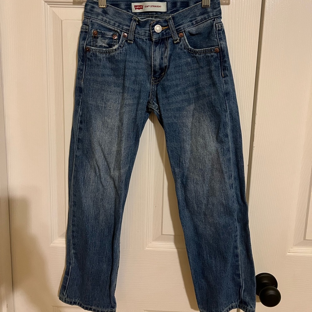 Levi 514 Straight Boys Jeans size 8